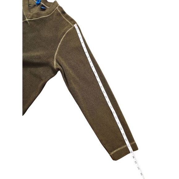 VTG Eastern Mountain Sports EMS Polyester sweater green stretch mens Medium - Picture 4 of 8